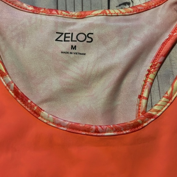 Zelos woman’s tropical tank top size medium - Picture 5 of 7